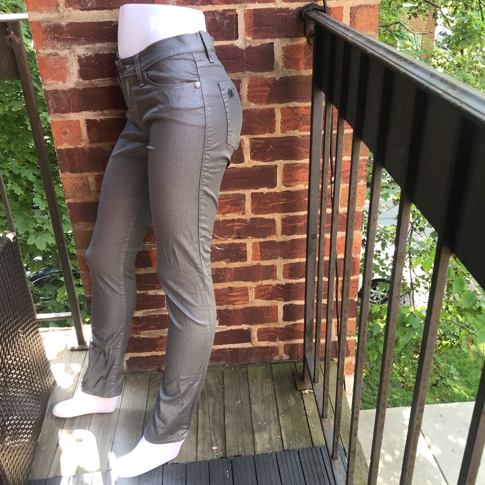 Rock & Republic Berlin Gray Skinny Jeans Size 8. Like new, worn once - Picture 4 of 8